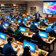 Capa do artigo Como a Tecnologia Transforma Nosso Mundo: Da Internet à IA e Além