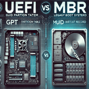 Capa do artigo Discos UEFI vs. Legado: Entendendo os Formatos GPT e MBR