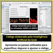 Capa do artigo Clone Tetris: a Arquitetura MIPS com o Simulador MARS