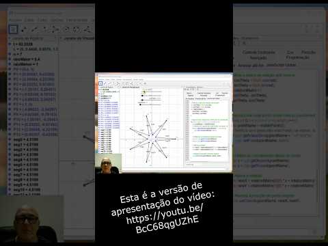 Thumbnail de Desenho interativo de estrelas no Geogebra