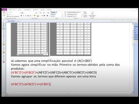 Capa do vídeo Simplificacao Logica II