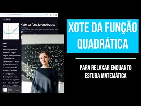 Capa do vídeo Função Quadrática