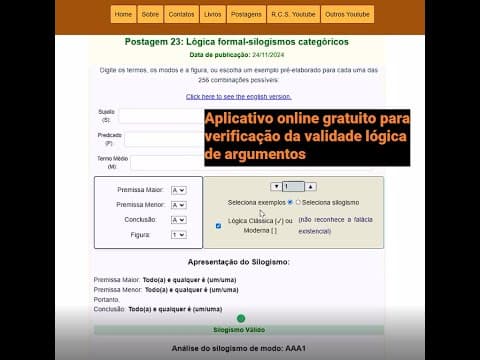 Thumbnail de Verificação de argumentos lógicos