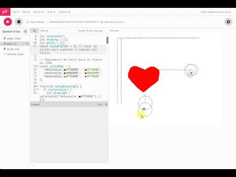 Thumbnail de Desenhar com Fourier #fouriertransform