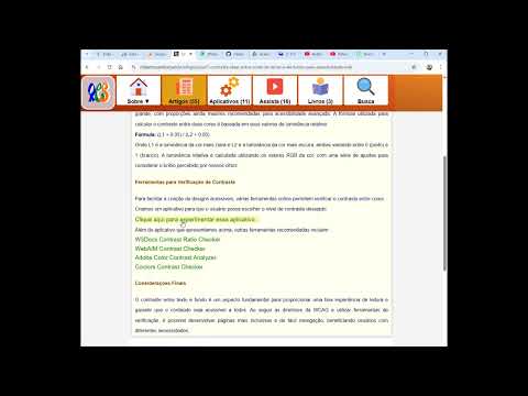 Thumbnail de Aplicativo contraste entre cores