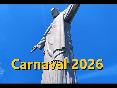 Thumbnail de Visita ao Cristo Redentor Corcovado no Carnaval de 2026 | #passeios...