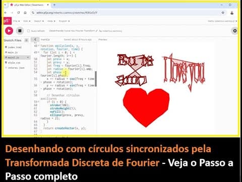 Thumbnail de Animação com Fourier
