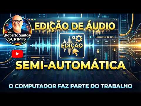 Edição semi automática de áudio💻 Edite apenas o texto e o app faz o... Thumbnail de Edição semi automática de áudio💻 Edite apenas o texto e o app faz o...